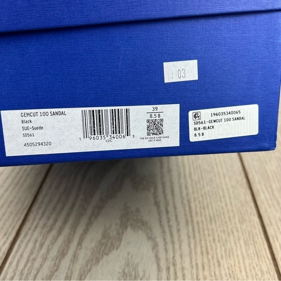 Stuart Weitzman Gemcut 100 Swarovski Crystal Sandals 39/8.5B Black Suede $650 - Picture 10 of 11